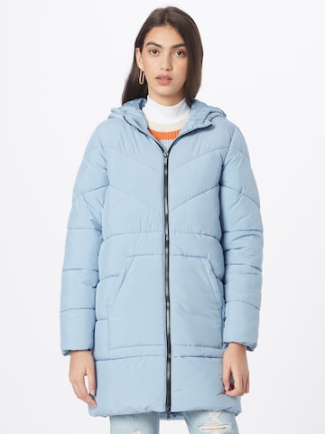 Noisy may Wintermantel 'Dalcon' in Blauw: voorkant