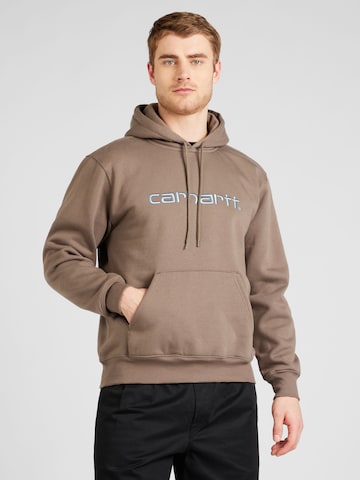 brūns Carhartt WIP Sportisks džemperis: no priekšpuses