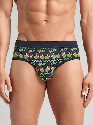 INTIMISSIMI Slip 'THE GRINCH DR SEUSS™' in Blau: Vorderseite