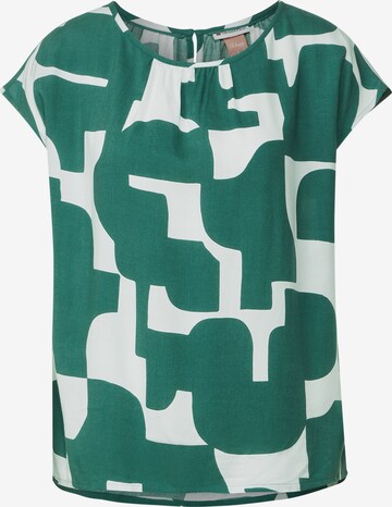 STREET ONE Blouse in Groen: voorkant