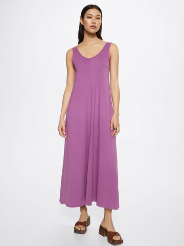 MANGO Sukienka 'RIBET' w kolorze fioletowy
