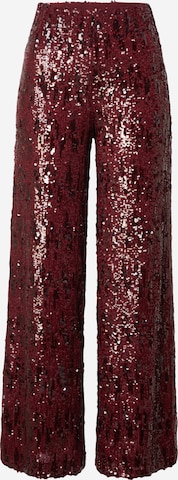 raudona TOPSHOP Plačios klešnės Kelnės: priekis