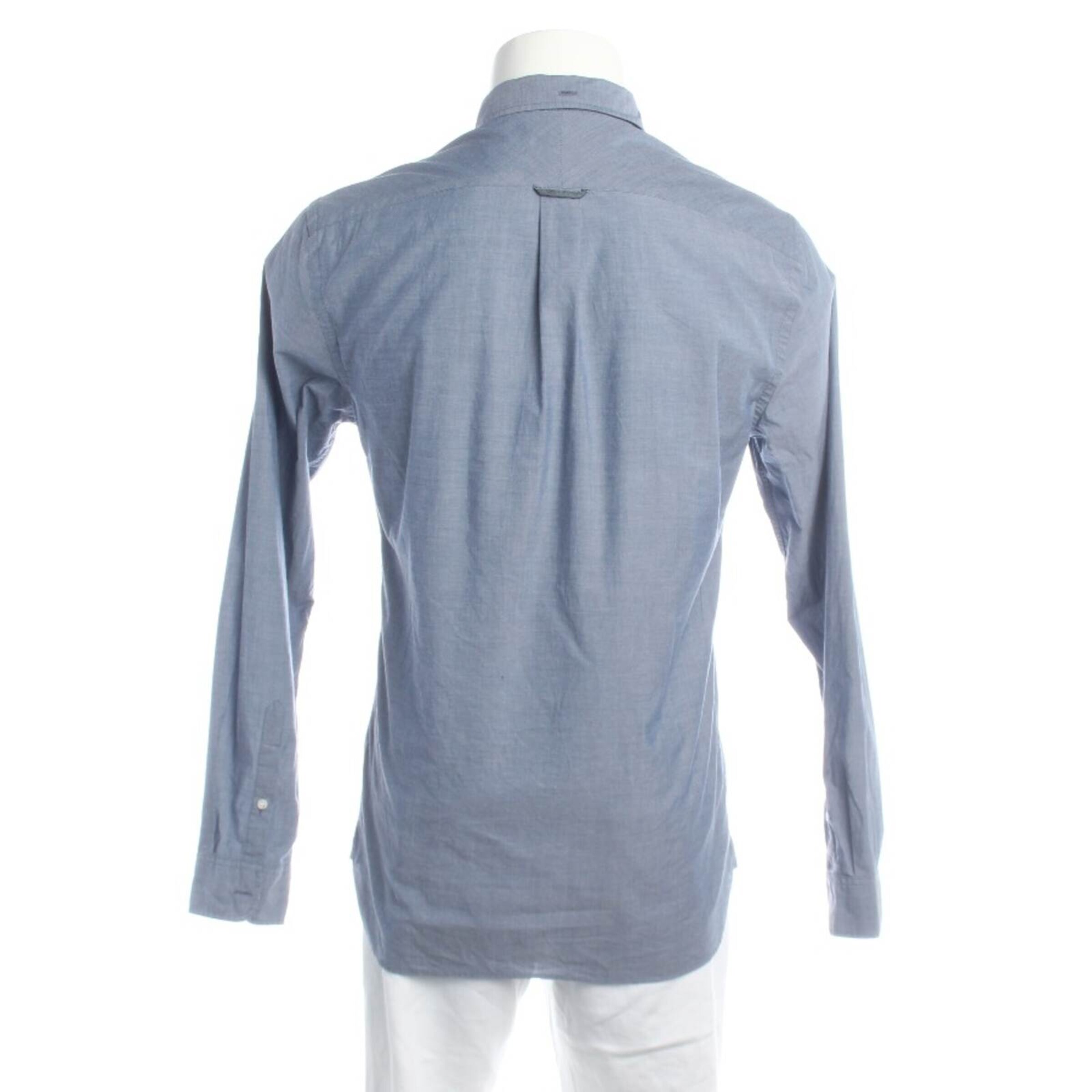 BURBERRY Button Up Shirt in S in Blue