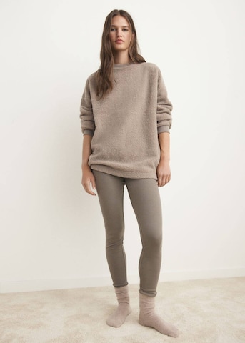 MANGO Sweatshirt 'Coma' in Brown