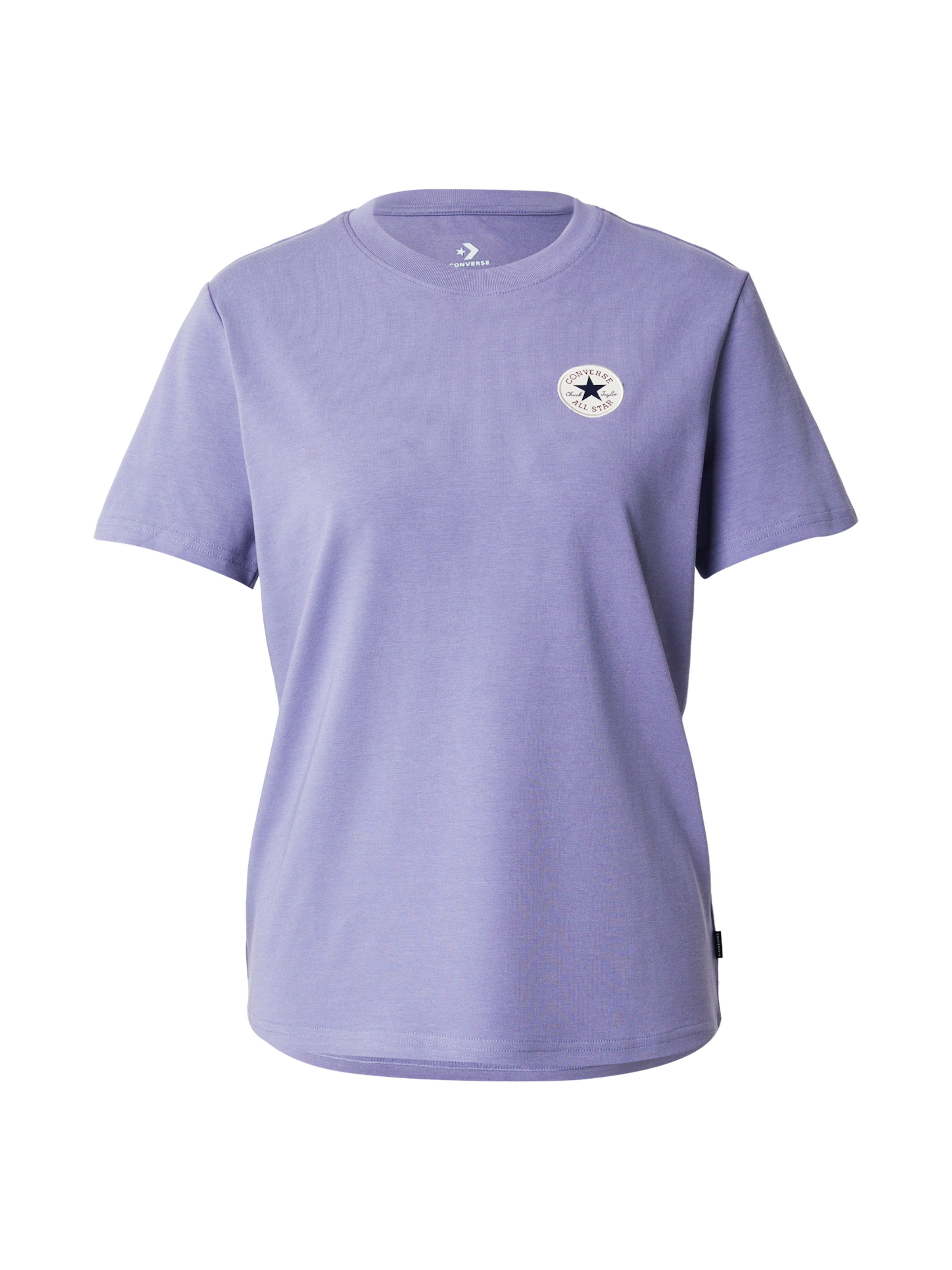 CONVERSE Футболка в Лиловый: спереди