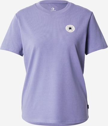 CONVERSE Тениска в лилав: отпред