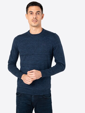 Superdry Regular fit Trui in Blauw: voorkant