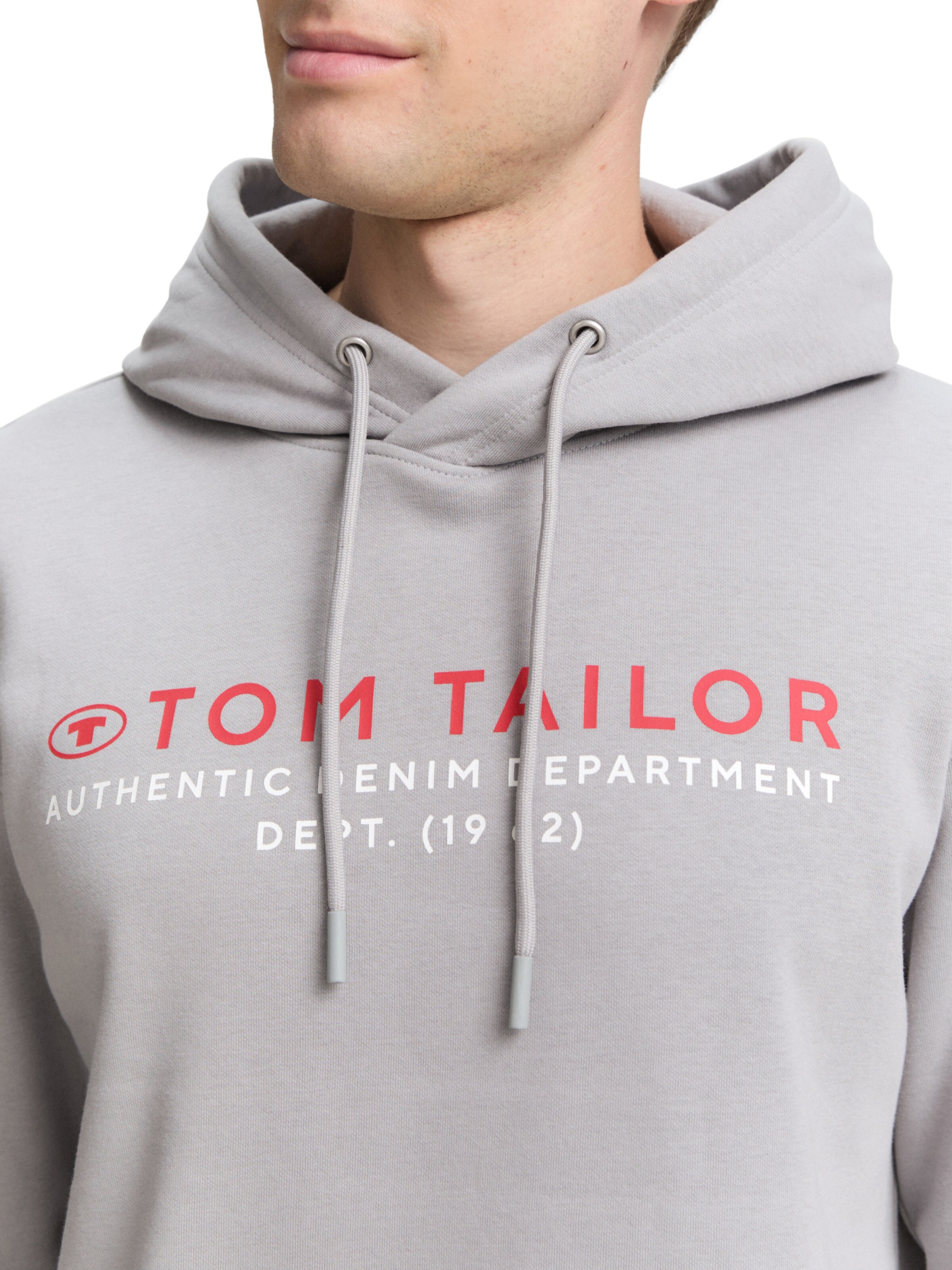 TOM TAILOR Sweatshirt in Grey