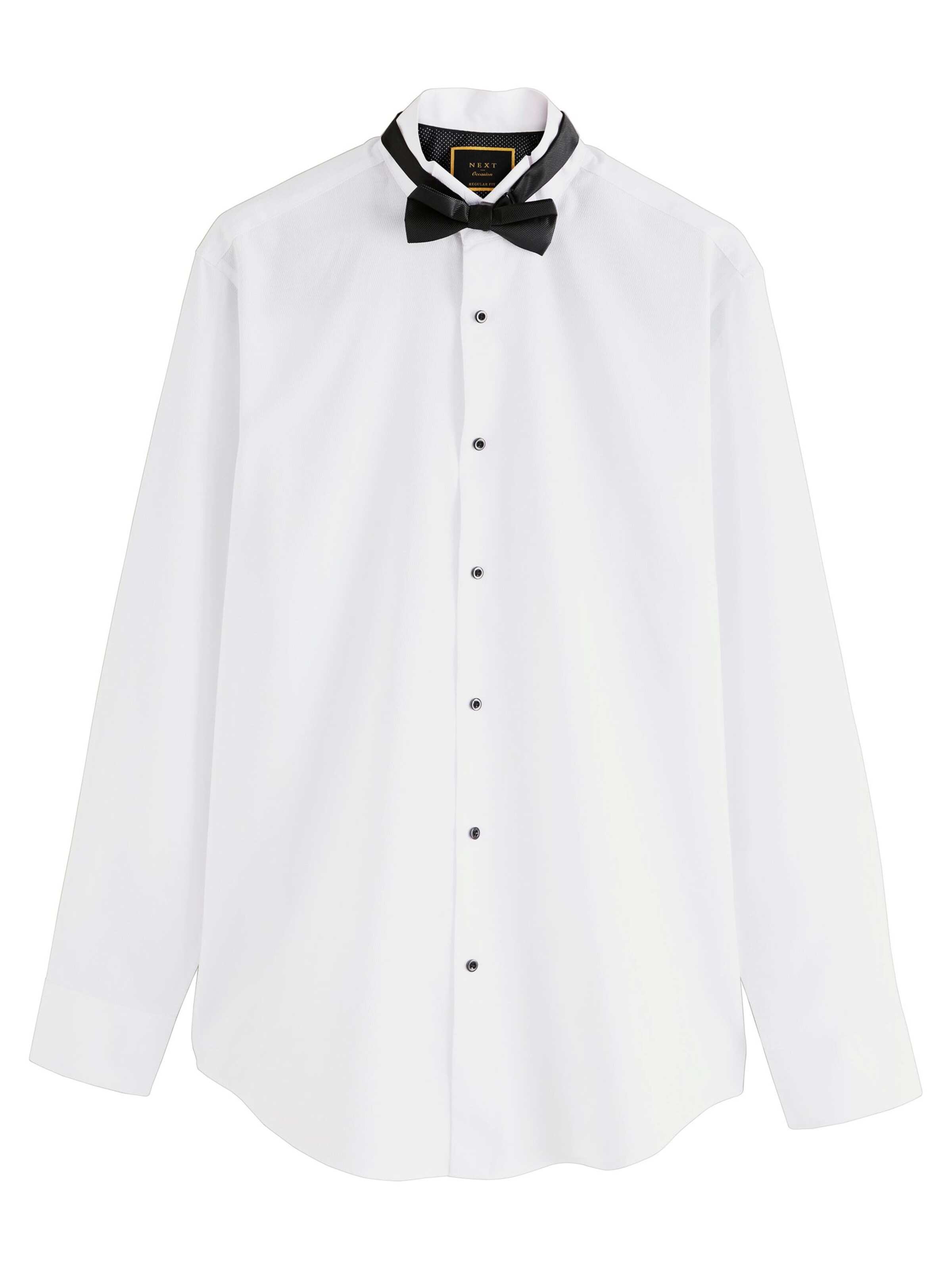 Next Regular Fit Skjorte i hvid: forside