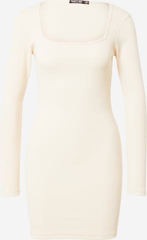 Nasty Gal Jurk in Beige: voorkant