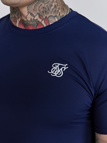SikSilk T-Shirt in Blau
