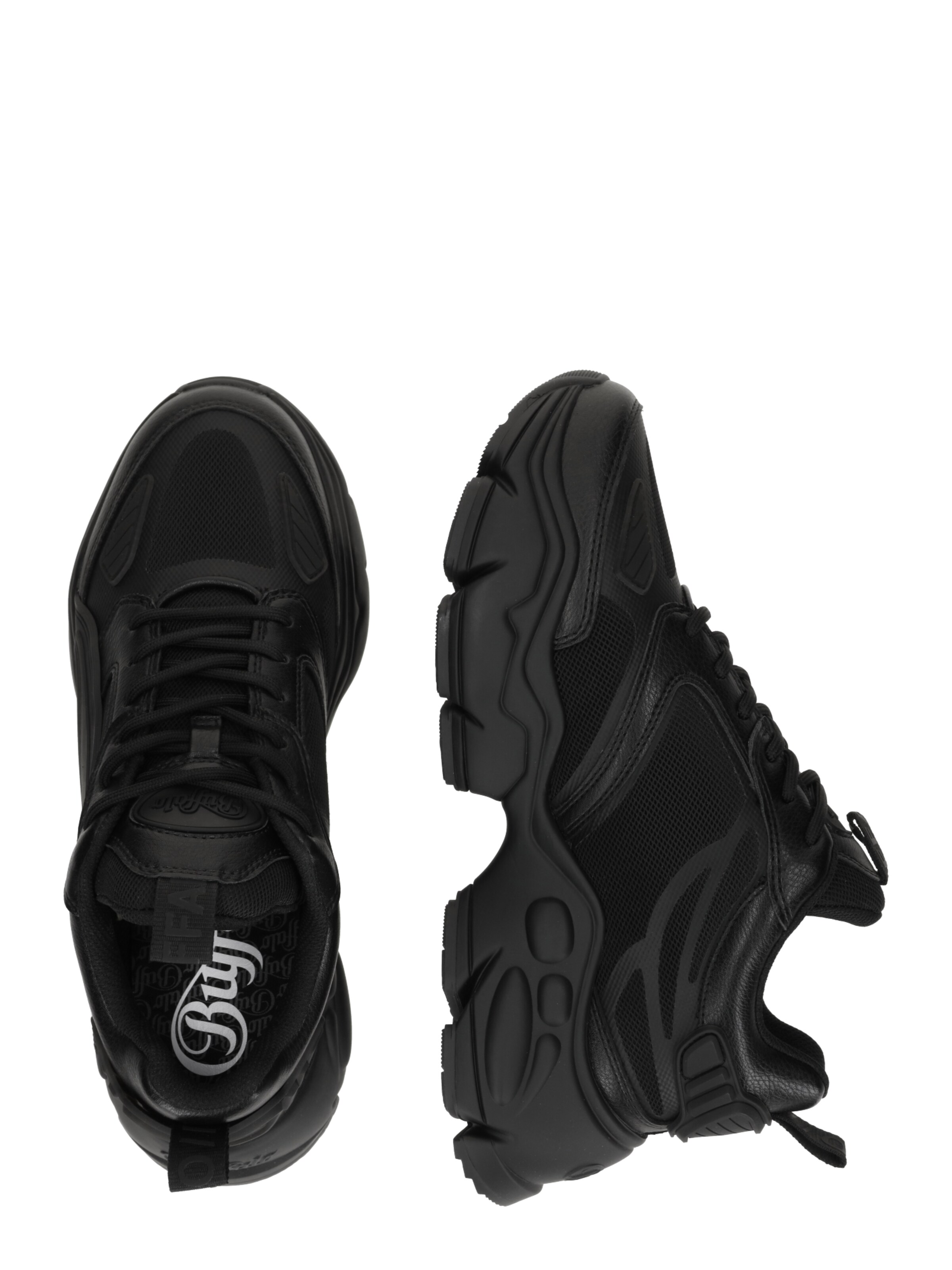 BUFFALO Низкие кроссовки 'BINARY ATHENA' в Черный