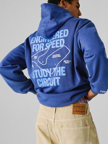 Red Bull Racing x Pepe Jeans Sweatshirt 'CIRCUIT' in Blue