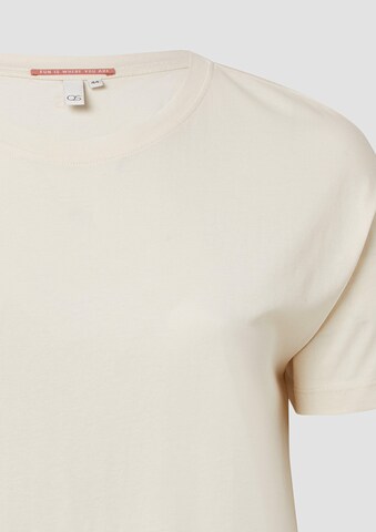 T-shirt QS en beige