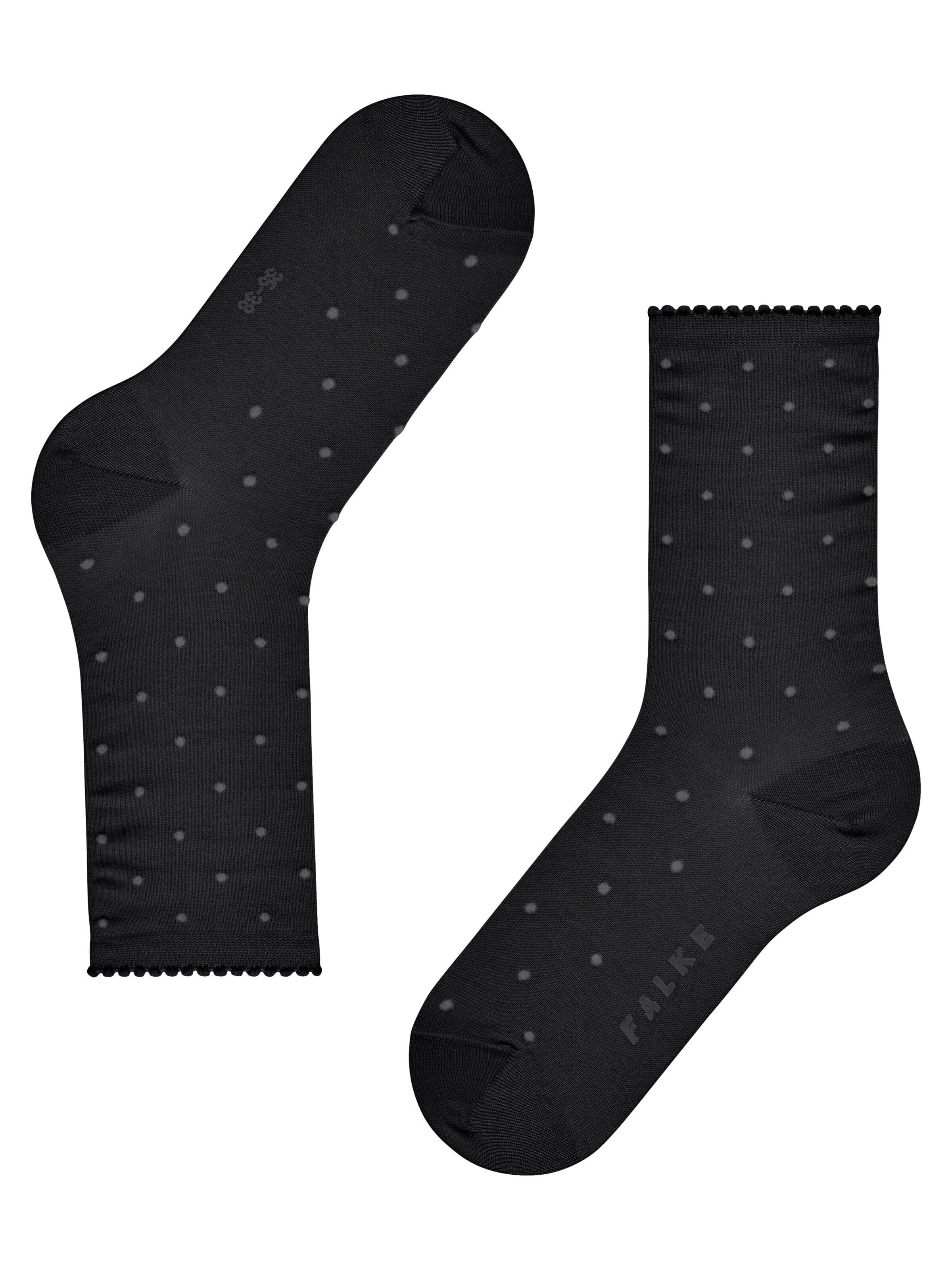 FALKE Socks 'Spike Dot' in Black