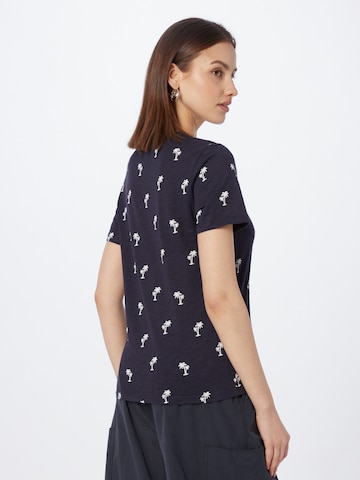 ONLY T-Shirt 'BONE' in Blau