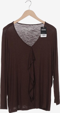SAMOON Top & Shirt in XXXL in Brown: front