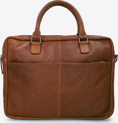 MANFIELD Laptoptas in One Size in de kleur Cognac, Productweergave