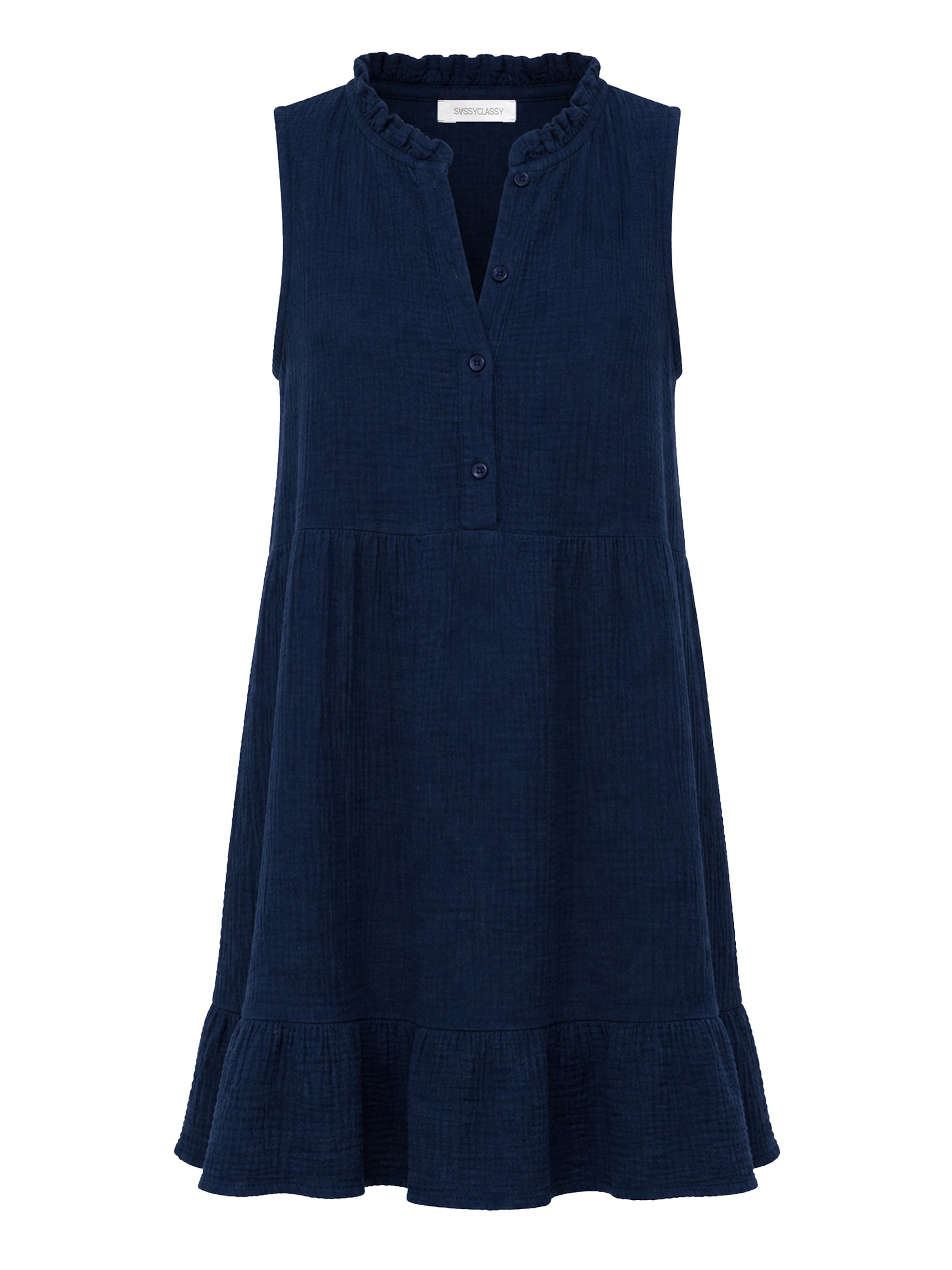SASSYCLASSY Kleid‌‌ in Blau: Vorderseite