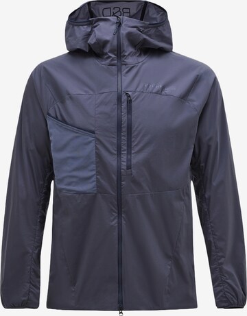 Veste outdoor PEAK PERFORMANCE en bleu : devant