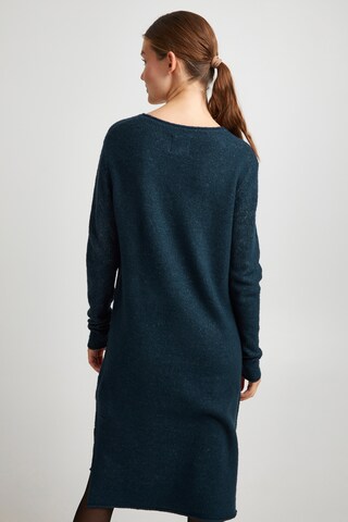 Oxmo Knitted dress 'IDA' in Blue