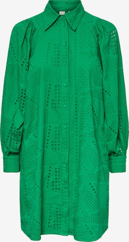 Y.A.SKošulja haljina 'Sado' - zelena boja: prednji dio