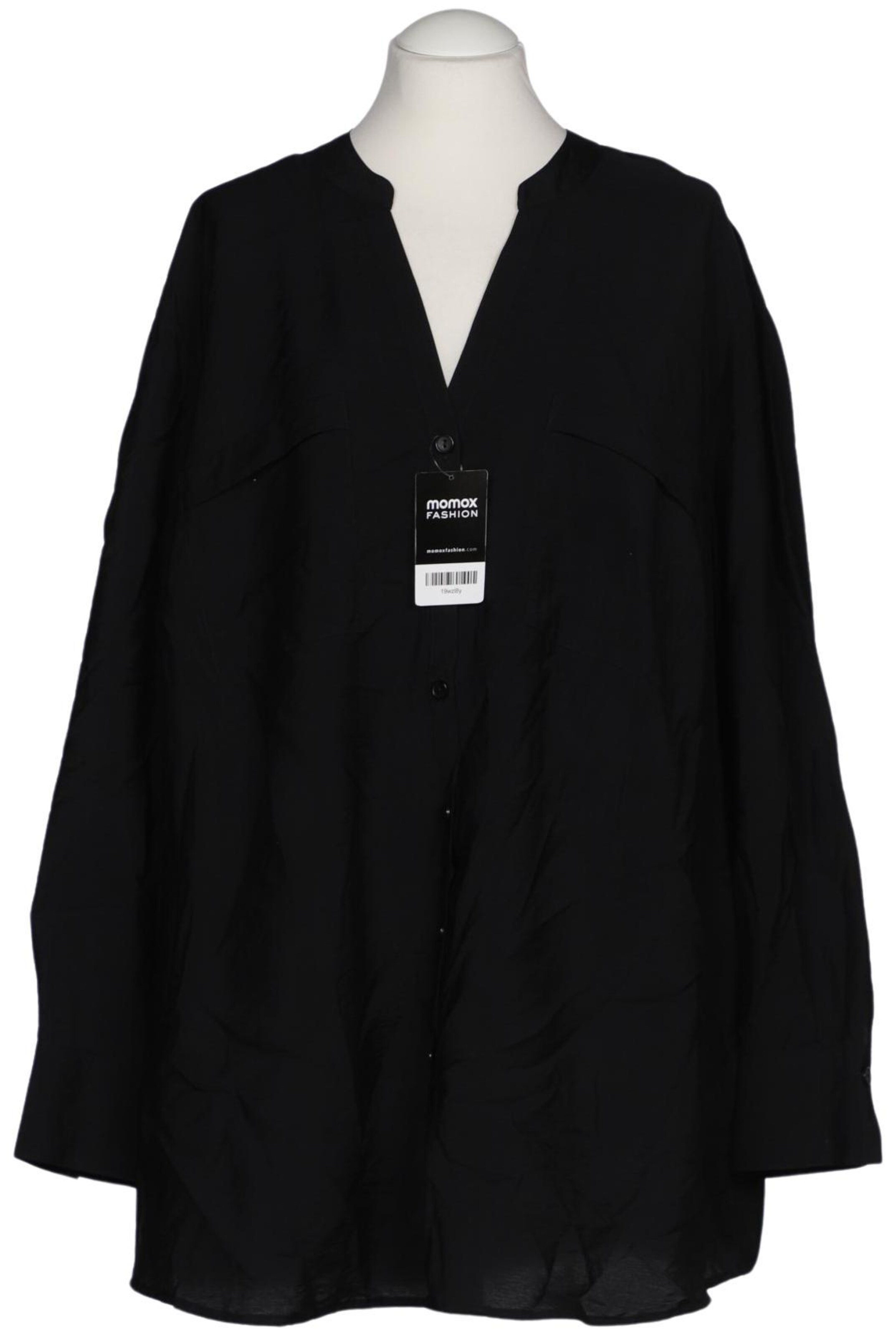 SAMOON Bluse 7XL in Schwarz: Vorderseite