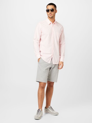 BOSS Regular fit Button Up Shirt 'Relegant 6' in Pink