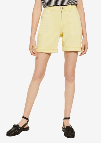 comma casual identity Pants in Yellow: front