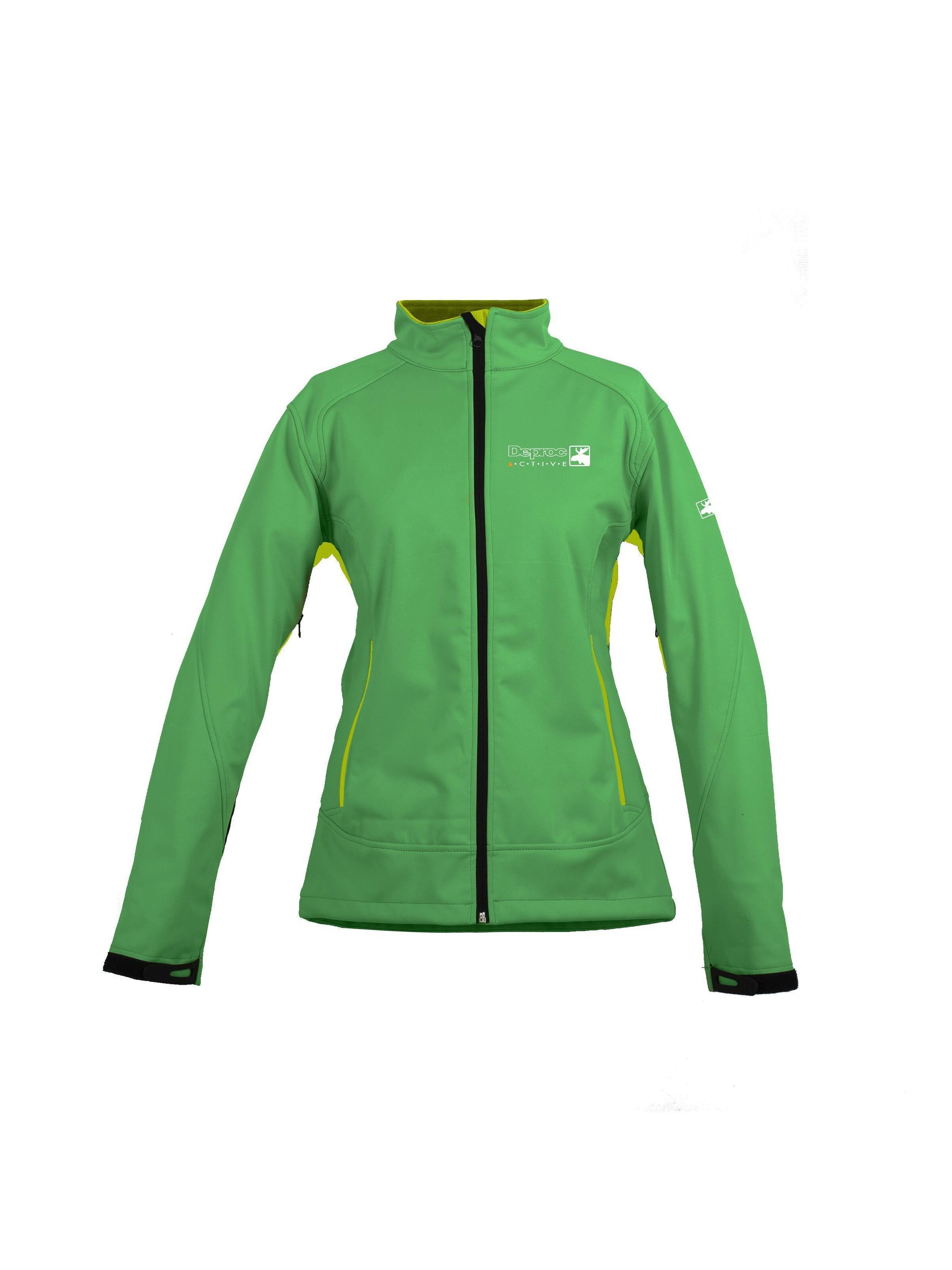 deproc Übergangsjacke 'Downton Peak WOMEN'‌‌ in Grün: Vorderseite