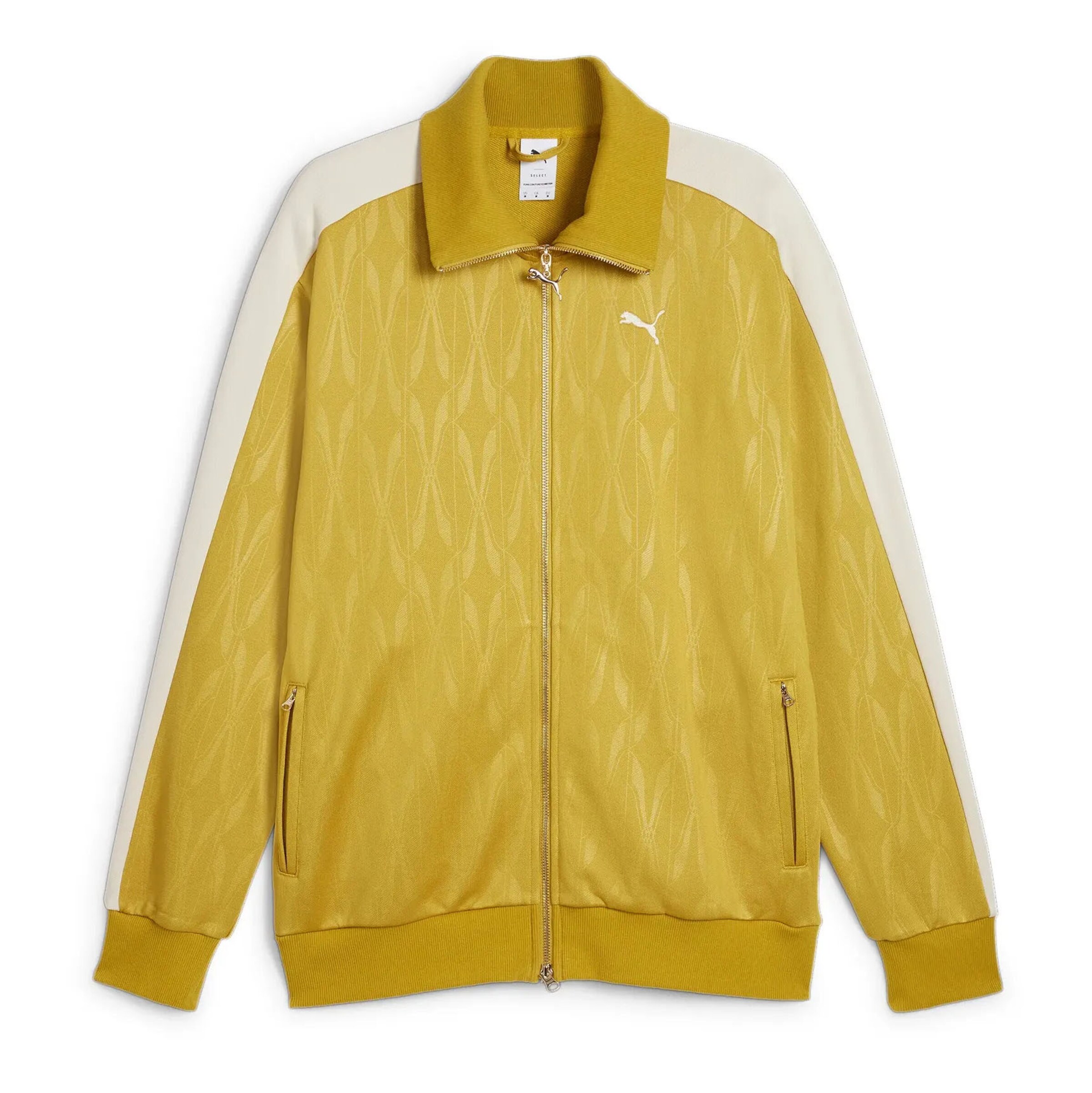 PUMA Athletic Jacket 'The Neverworn IV T7' in Yellow: front