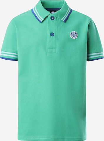 North Sails Poloshirt in Grün: predná strana