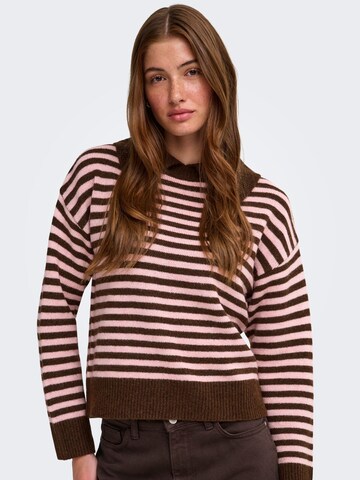 ONLY Pullover 'ONLALIVIA' in Braun