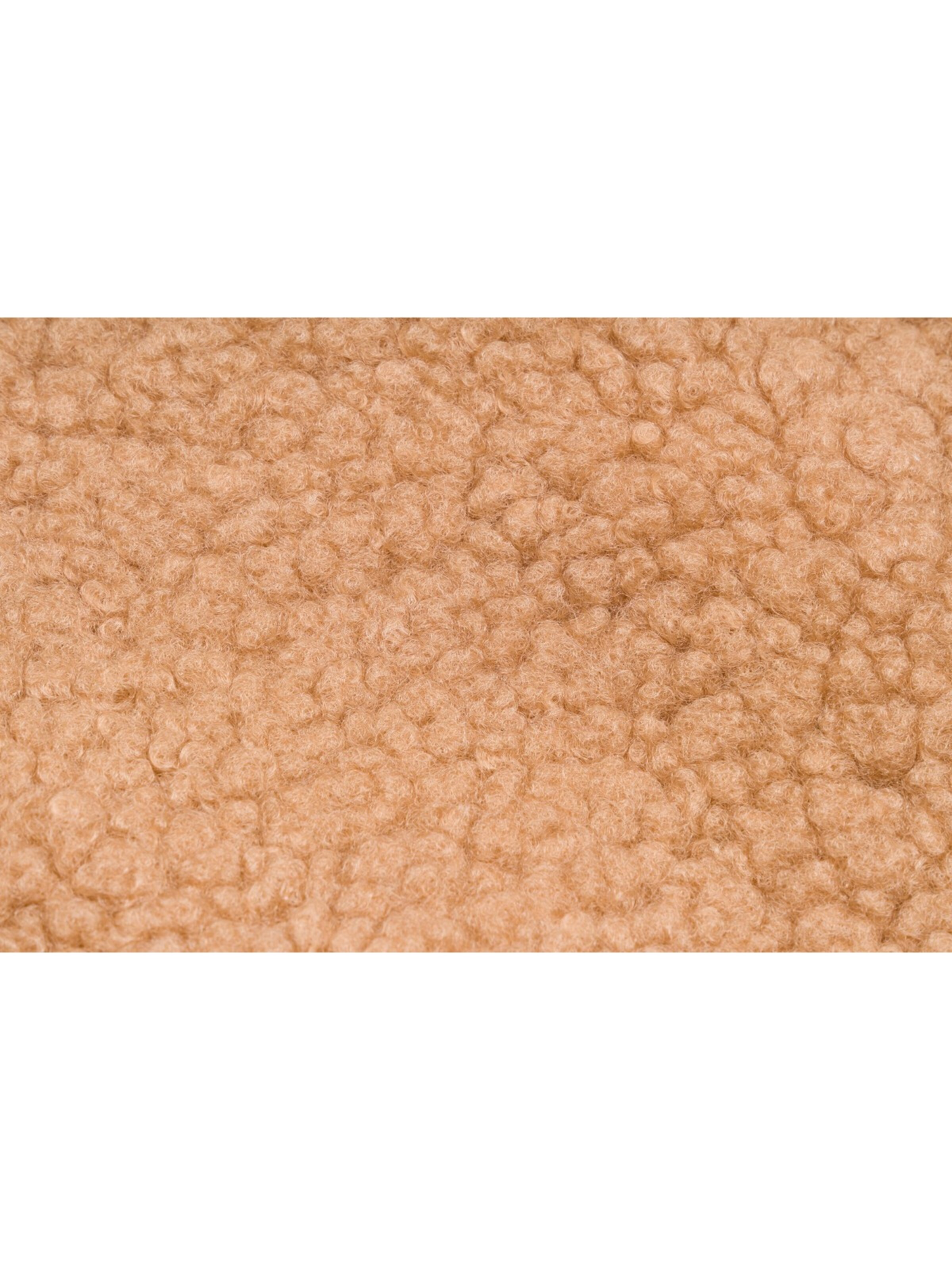 styleBREAKER Shoulder bag 'Teddyfell Beuteltasche' in Beige