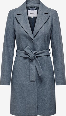 Manteau mi-saison 'NANCY LIFE' ONLY en bleu : devant