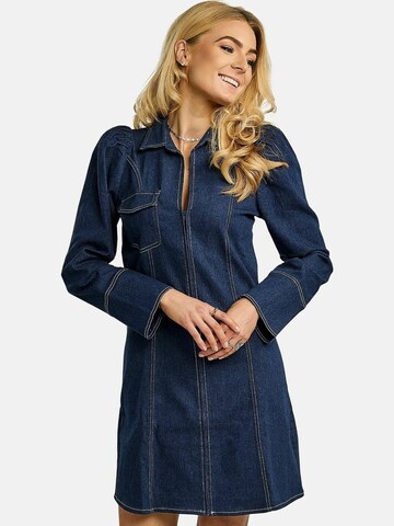 Robe ' ASTA ' Liberte Essentiel en bleu : devant