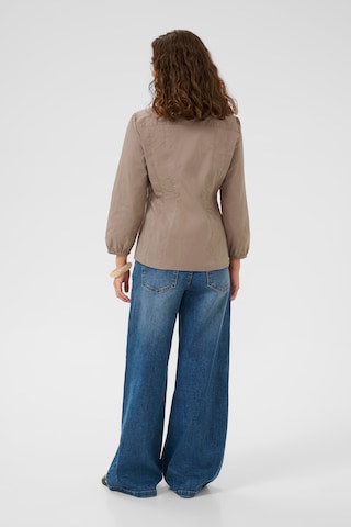 CULTURE Bluse 'CUAstrid Antoinett' in Braun