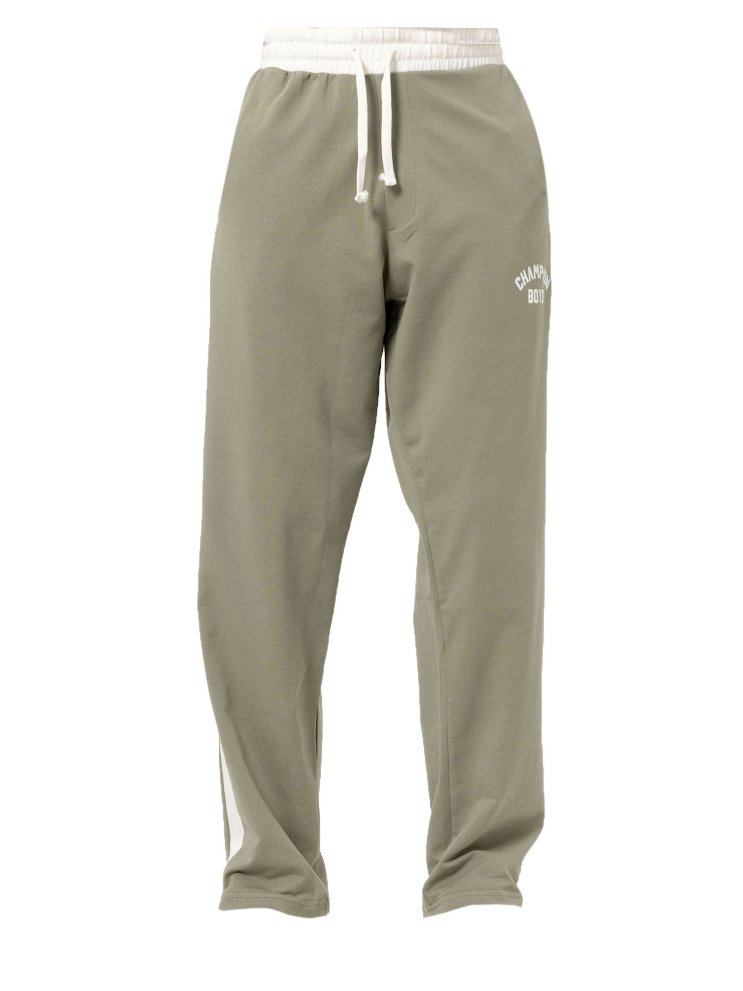 VAMOS CLO Püksid, värv roheline: eest vaates