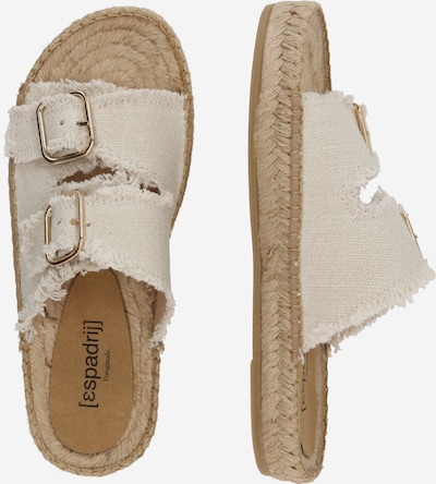 espadrij l´originale Sapato aberto 'CLAQUETTE' em bege, Vista do produto