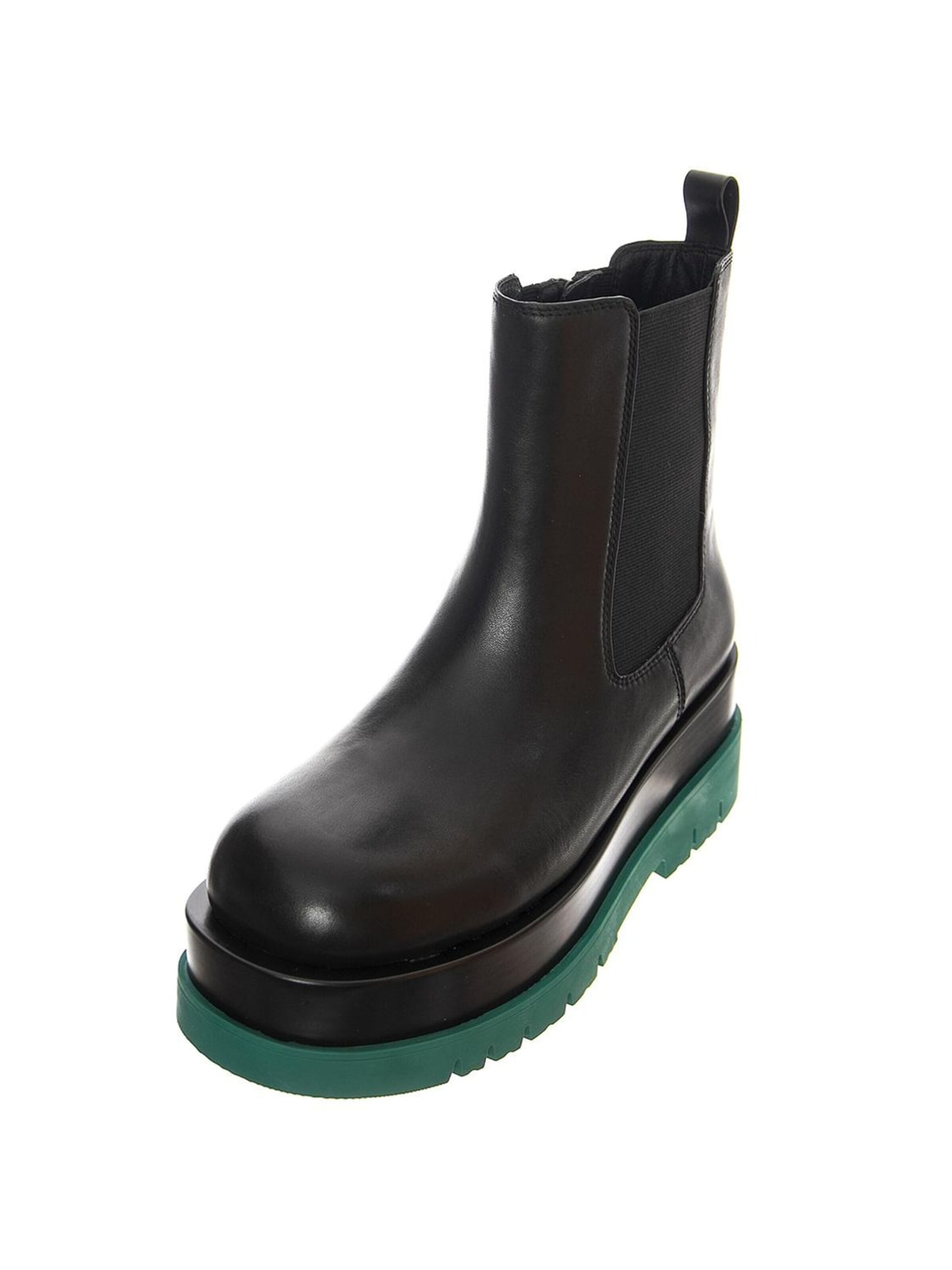 Jeffrey Campbell Støvler 'Tankedpl' i sort: forside