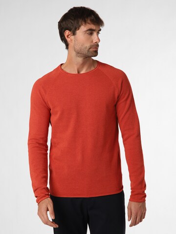 Nils Sundström Sweater in Orange: front