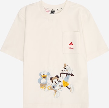 ADIDAS SPORTSWEAR Sportshirt 'Adidas x Disney Mickey Mouse' in Weiß: Vorderseite