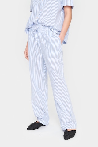 SAINT TROPEZ Loose fit Pants 'Elmiko' in Blue: front