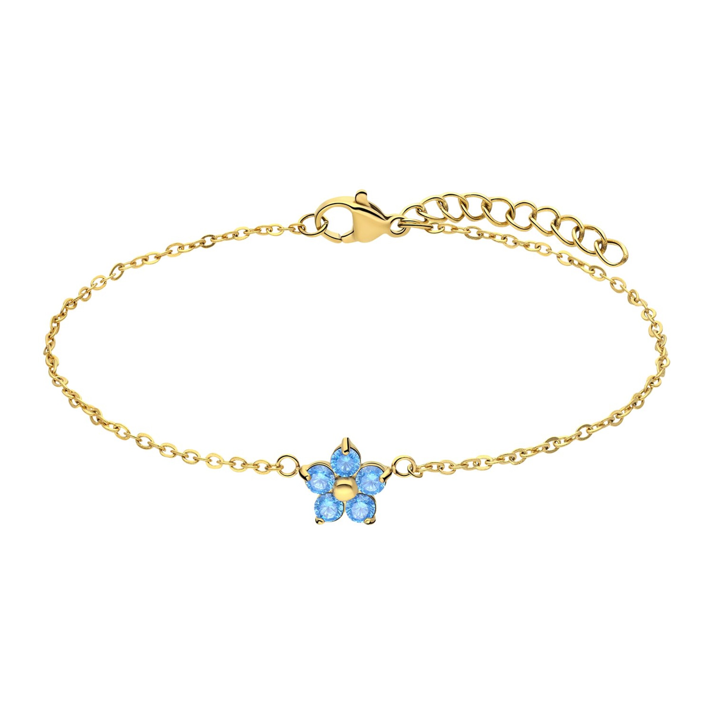 Lucardi Armband in Gold: Vorderseite