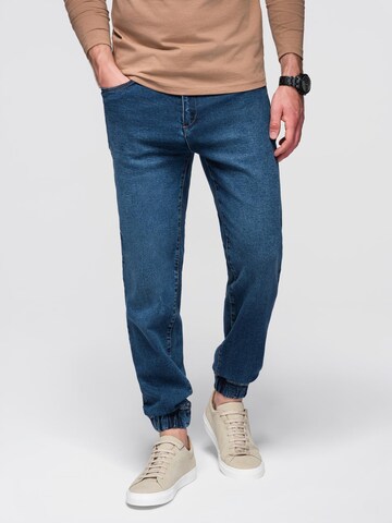 Regular Jean 'OM-PADJ-0265' Ombre en bleu : devant