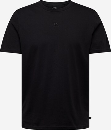 QS Μπλουζάκι σε μαύρο: μπροστά