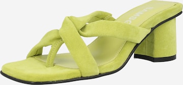 Samsoe Samsoe - Zapatos abiertos 'EMMI' en verde: frente