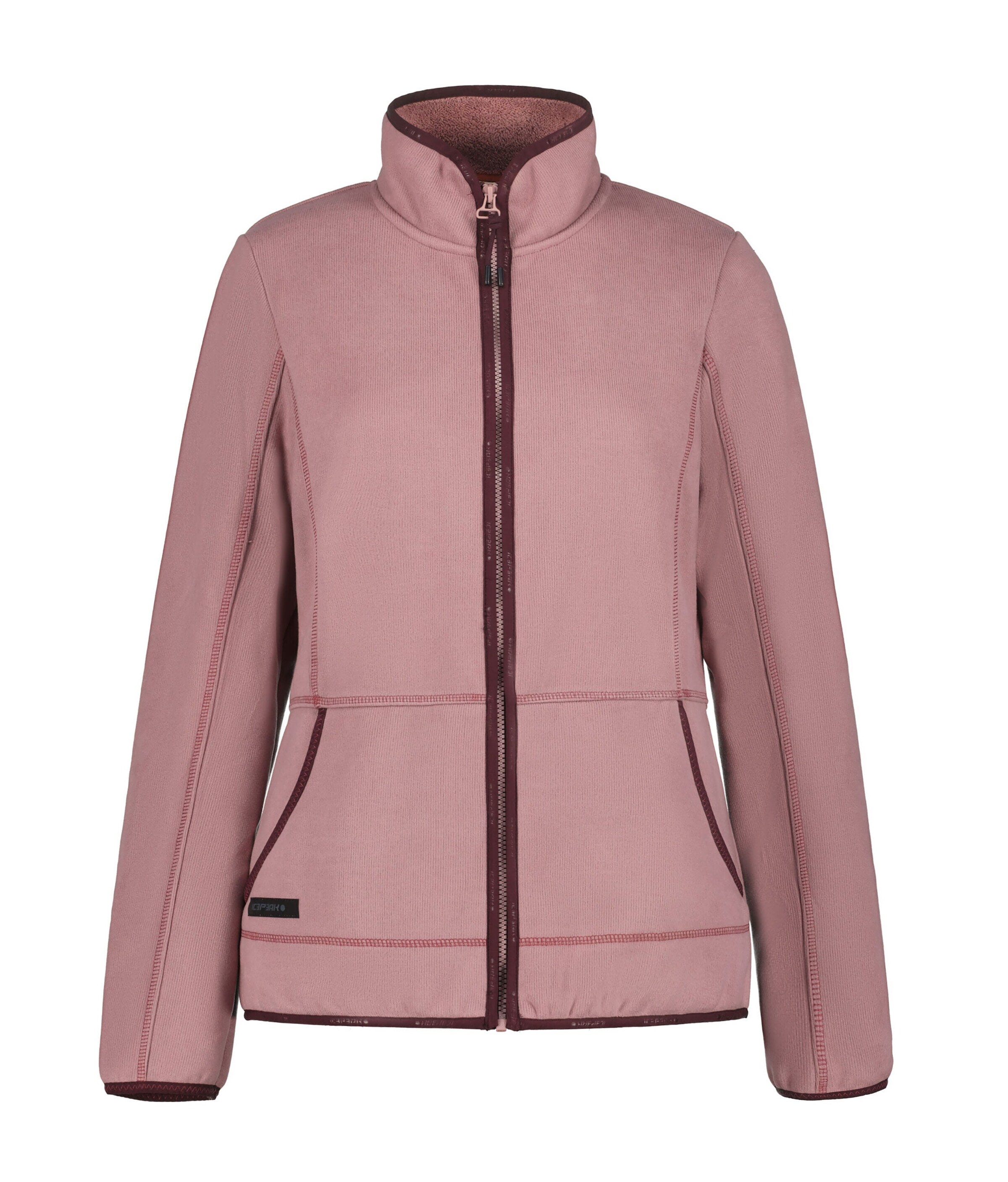 ICEPEAK Fleecejacke in Lila: Vorderseite