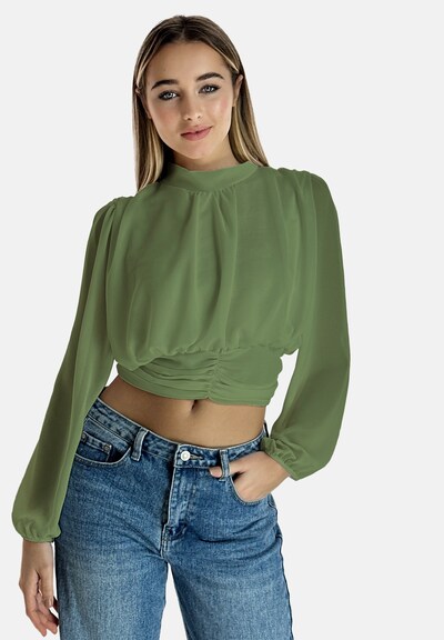 Elara Bluse i khaki, Produktvisning