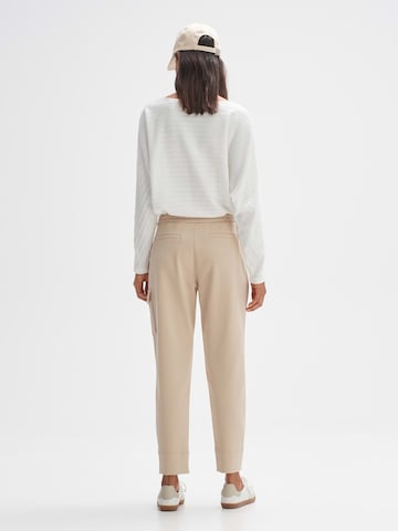 Effilé Pantalon à pince 'Ersima' OPUS en beige